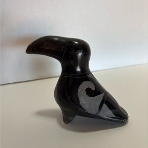 Vintage Barro Negro toucan figurine